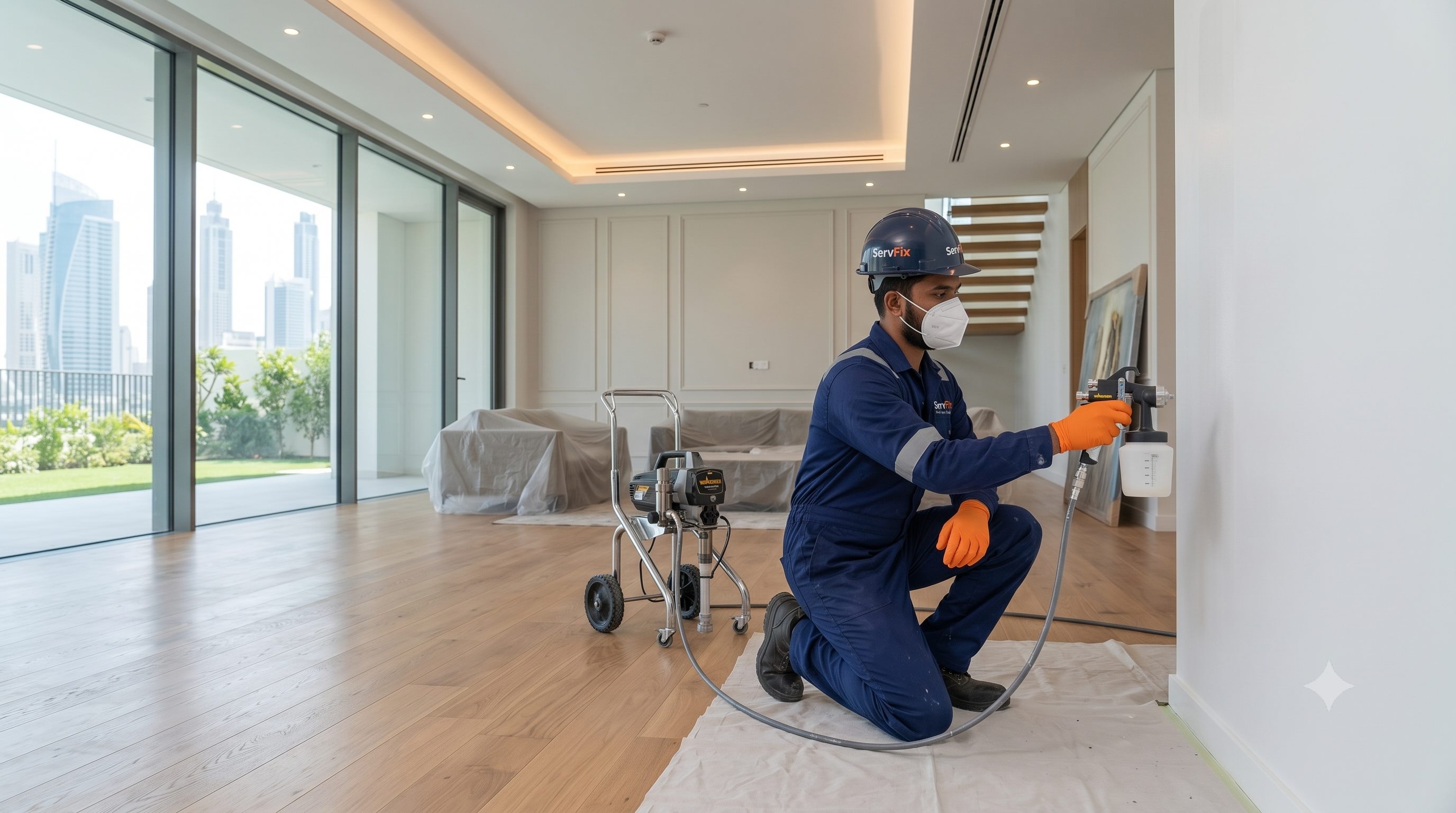 ServFix painting services in Dubai